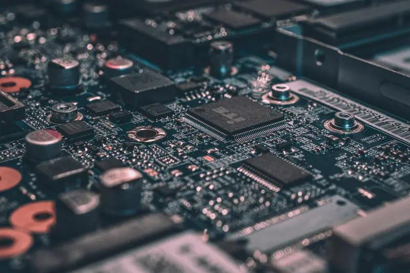 Close-up of a circuit board