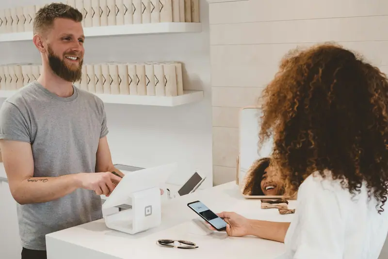 Contactless payment at a retail checkout